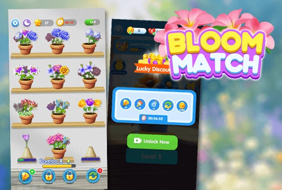 Bloom Match MiniGame