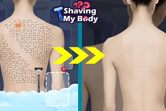 Shaving Her Body 